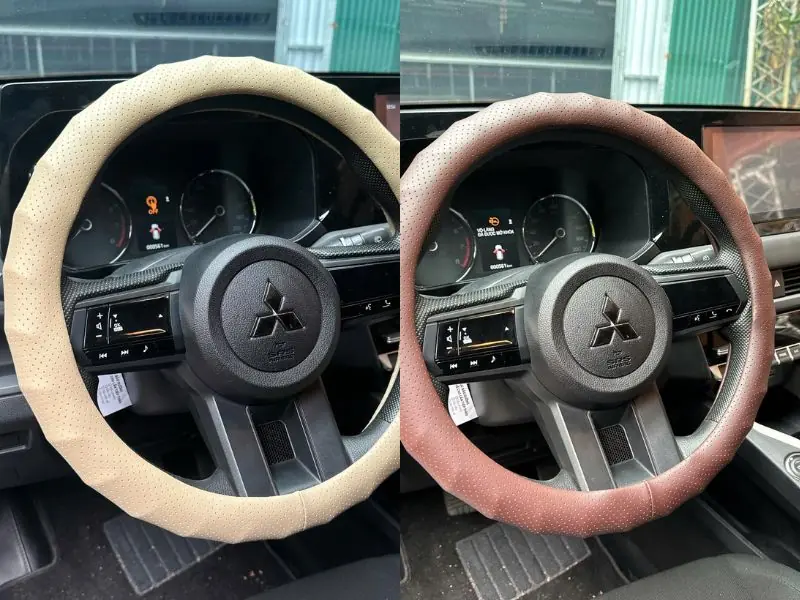 Bọc vô lăng Mitsubishi
