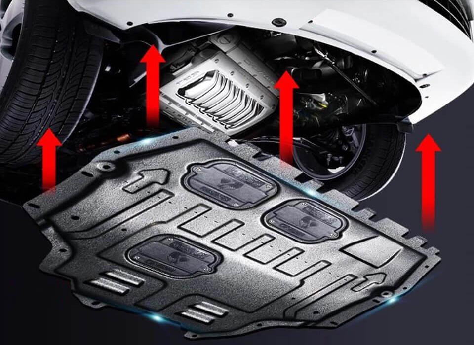 Chắn bùn gầm máy, động cơ