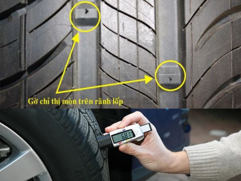 Cách kiểm tra lốp ô tô mòn đơn giản
