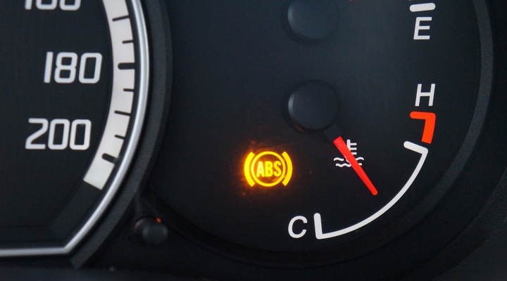 Đèn cảnh báo hệ thống chống bó cứng phanh xe Mitsubishi