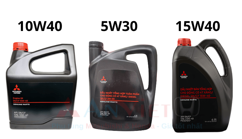 So sánh dầu nhớt xe Mitsubishi