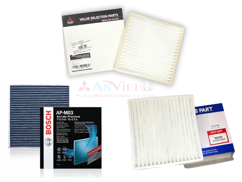 So sánh 3 loại lọc gió điều hòa xe Xpander