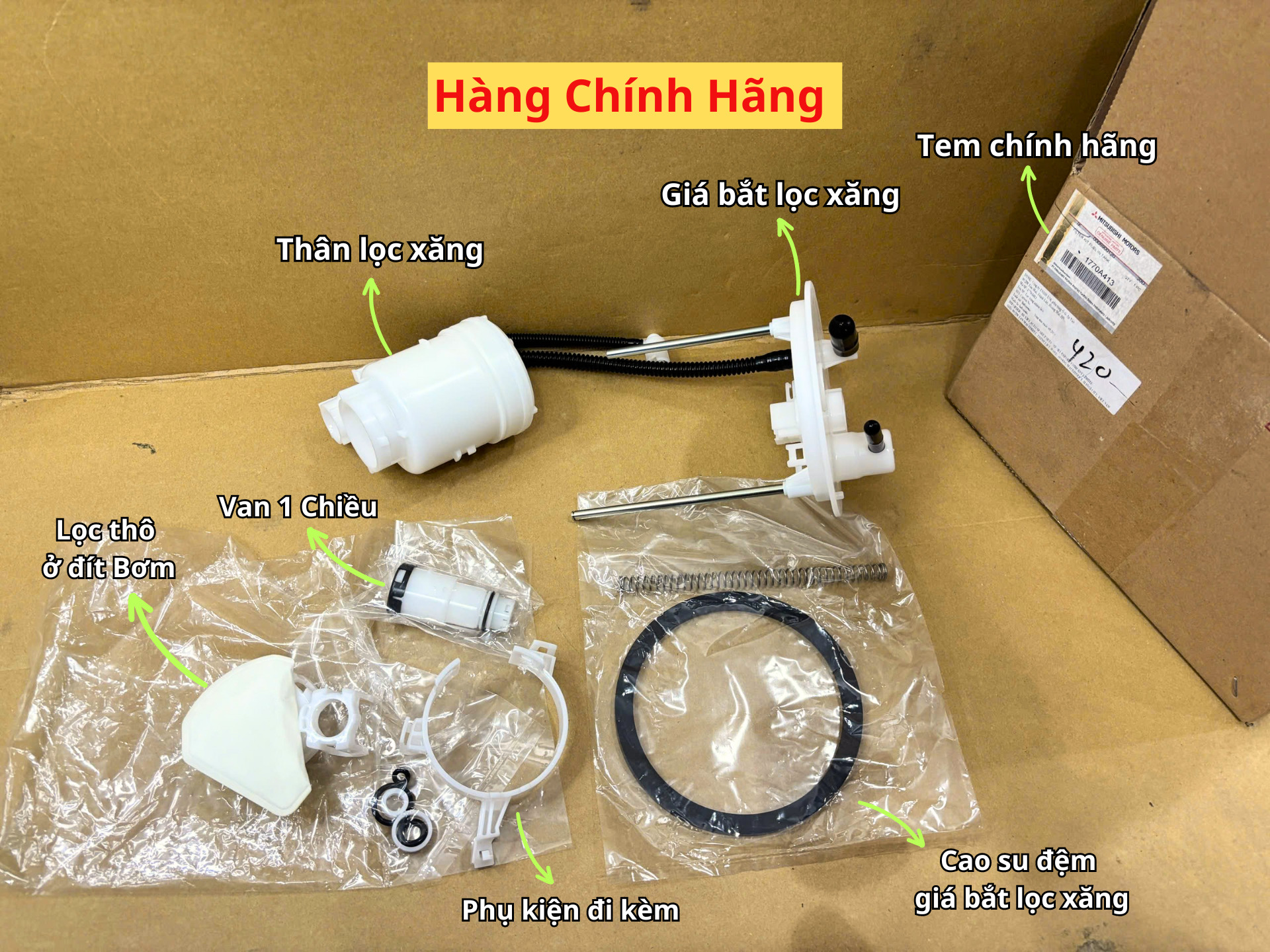 Lọc xăng ô tô giá bao nhiêu?