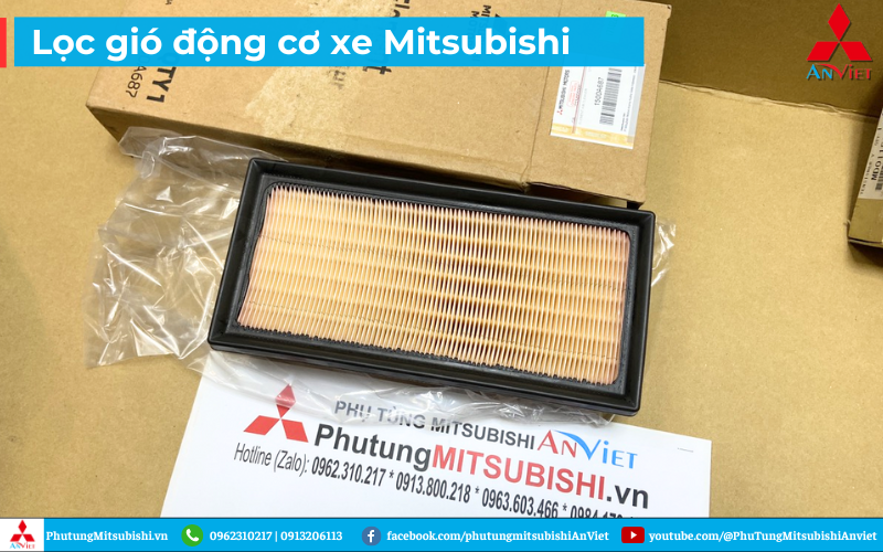 Lọc gió động cơ xe Mitsubishi