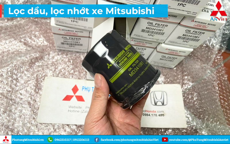 Lọc dầu, lọc nhớt động cơ xe Mitsubishi