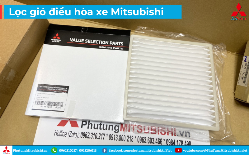 Lọc gió điều hòa xe Mitsubishi