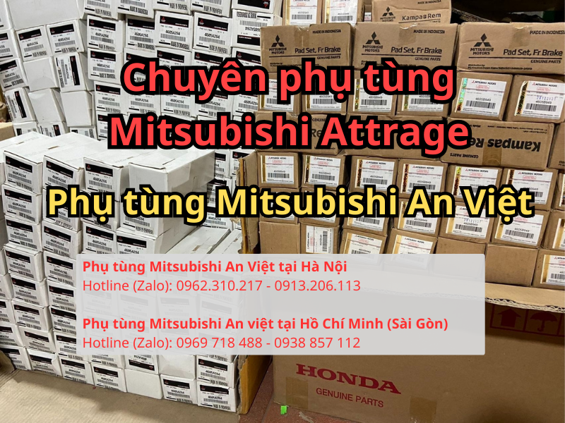 Phụ tùng xe Mitsubishi Attrage tại Bắc Ninh