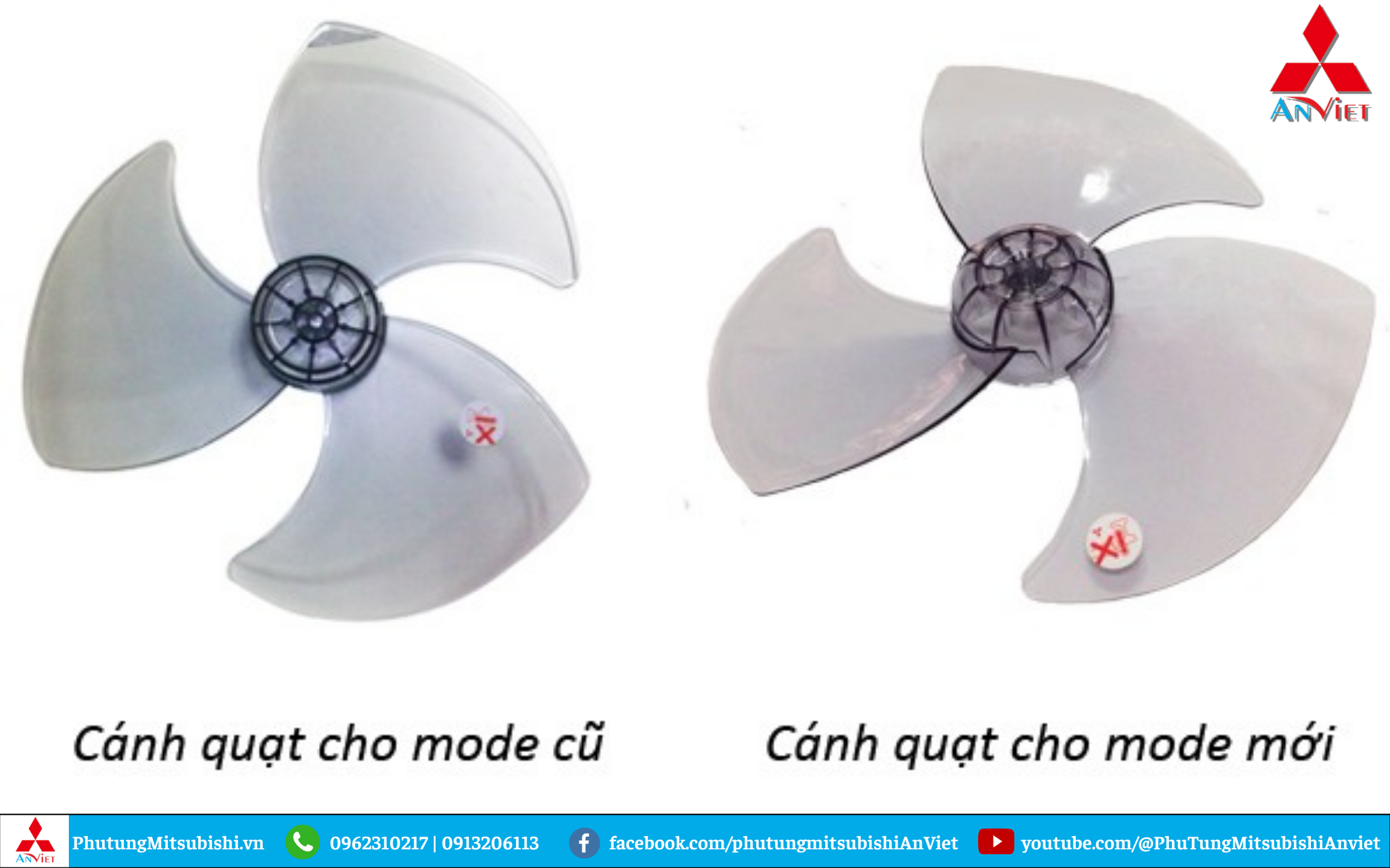 Những phụ kiện quạt Mitsubishi LV16 dễ hư hỏng nhất