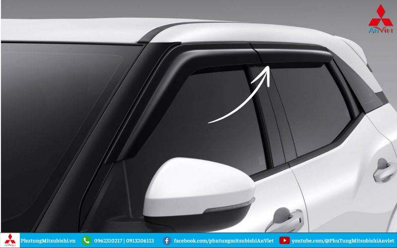 Vè che mưa cửa kính xe Mitsubishi Xforce
