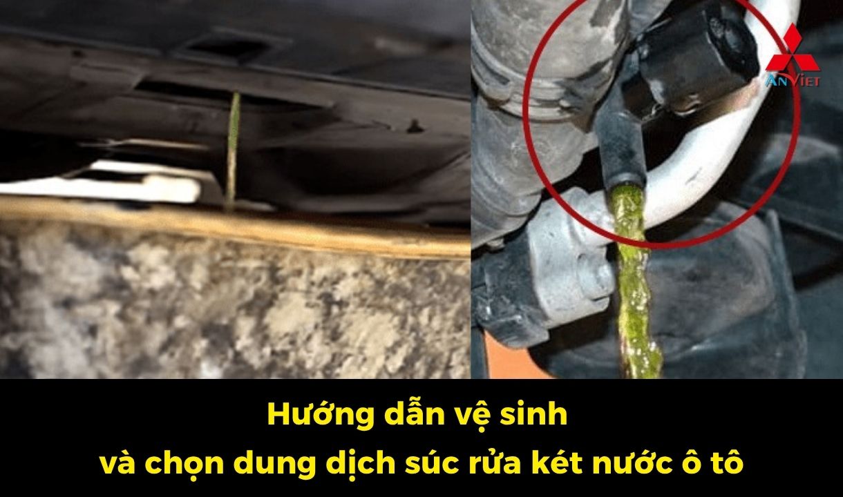 Hướng dẫn vệ sinh và chọn dung dịch súc rửa két nước ô tô