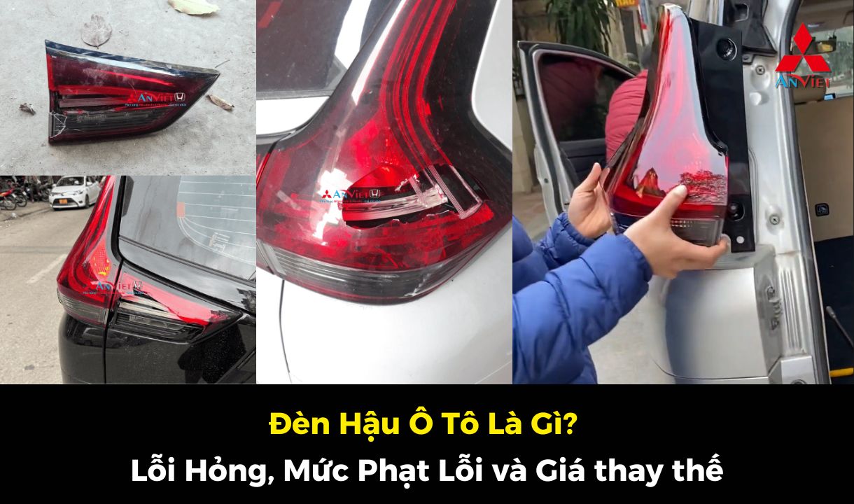 Đèn Hậu Ô Tô Là Gì? Lỗi Không Sáng/Không Tắt, Mức Phạt Lỗi và Giá thay thế