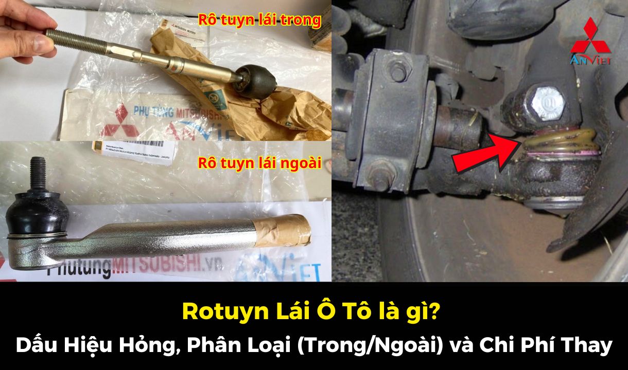 Rotuyn Lái Ô Tô là Gì? Dấu Hiệu Hỏng, Phân Loại (Trong/Ngoài) và Chi ...