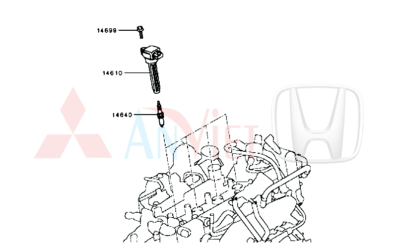 Bugi xe Mitsubishi Destinator DST 22401W080P