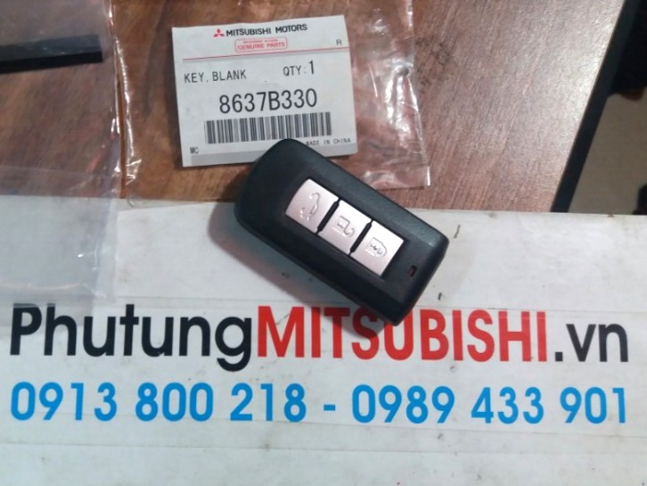Chìa khóa điện sử dụng cho xe Mitsubishi Attrage - Hàng nhập khẩu chính ngạch 8637B330