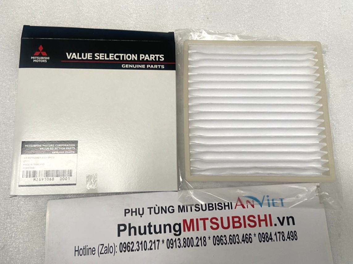 Lọc gió điều hòa sử dụng cho xe Mitsubishi Attrage, Mirage, Xpander và Xpander Cross MZ691068
