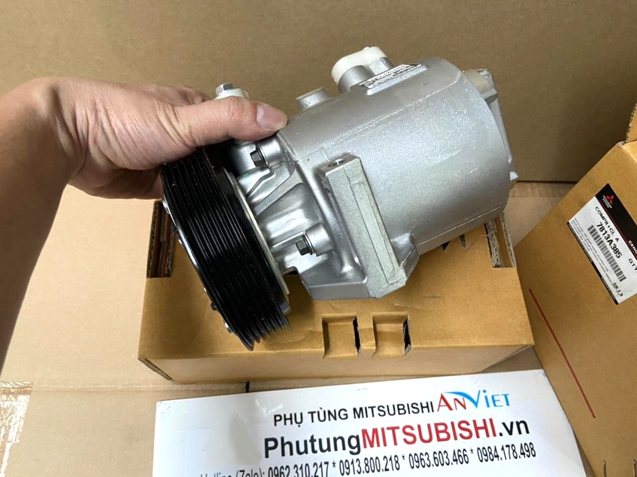 Lốc điều hòa sử dụng cho xe Mitsubishi Attrage - Hàng nhập khẩu chính ngạch 7813A385