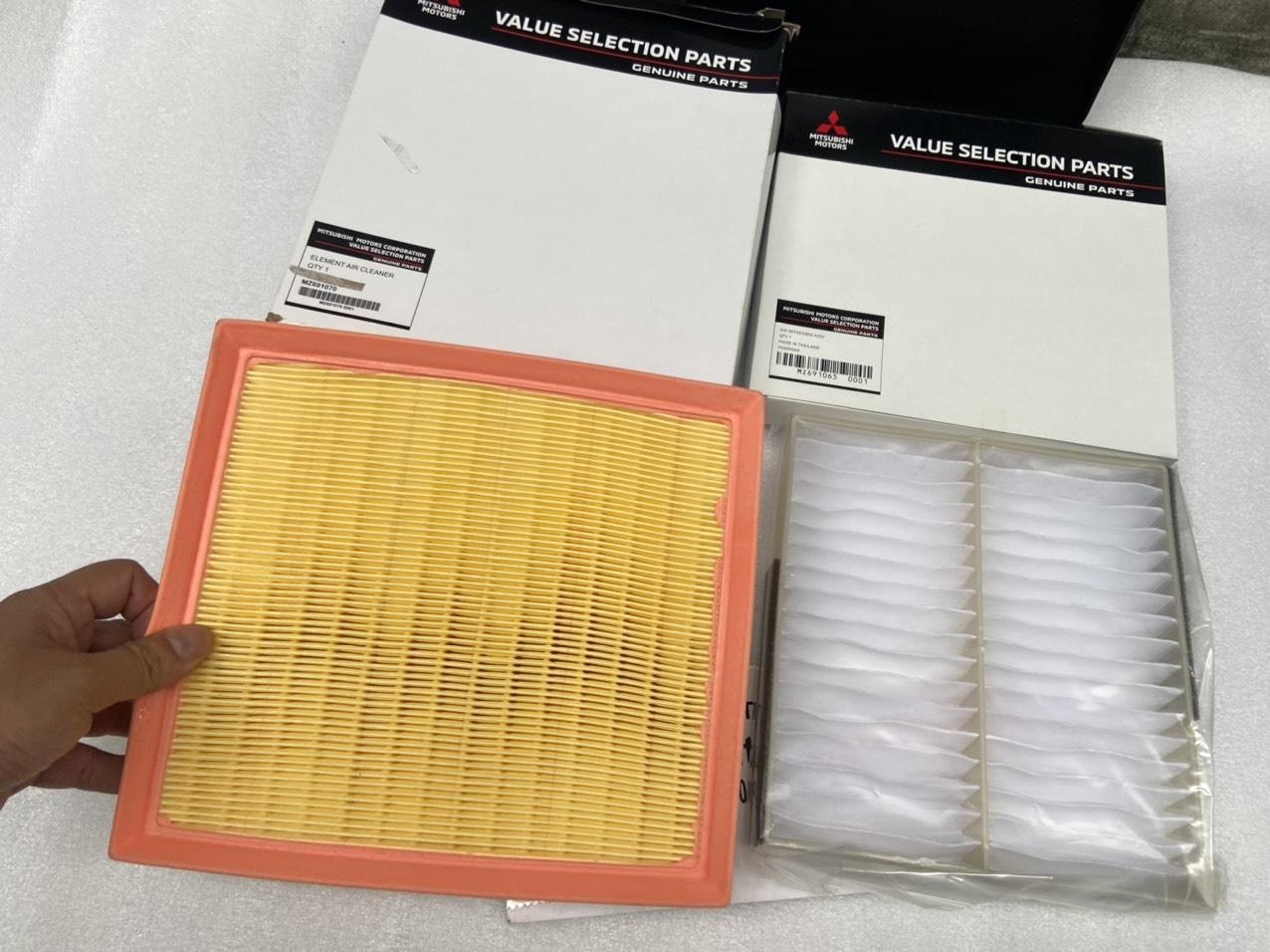 Bộ lọc gió động cơ và lọc gió điều hòa sử dụng cho xe Triton 2019-2025 - Hàng nhập khẩu chính ngạch