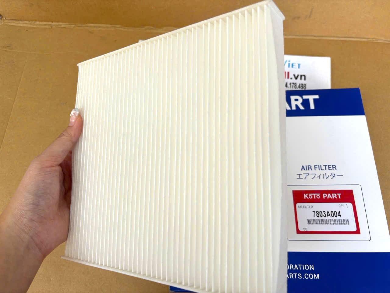 Lọc gió điều hòa sử dụng cho xe Outlander - Hàng nhập khẩu chính ngạch 7803A109 7803A004