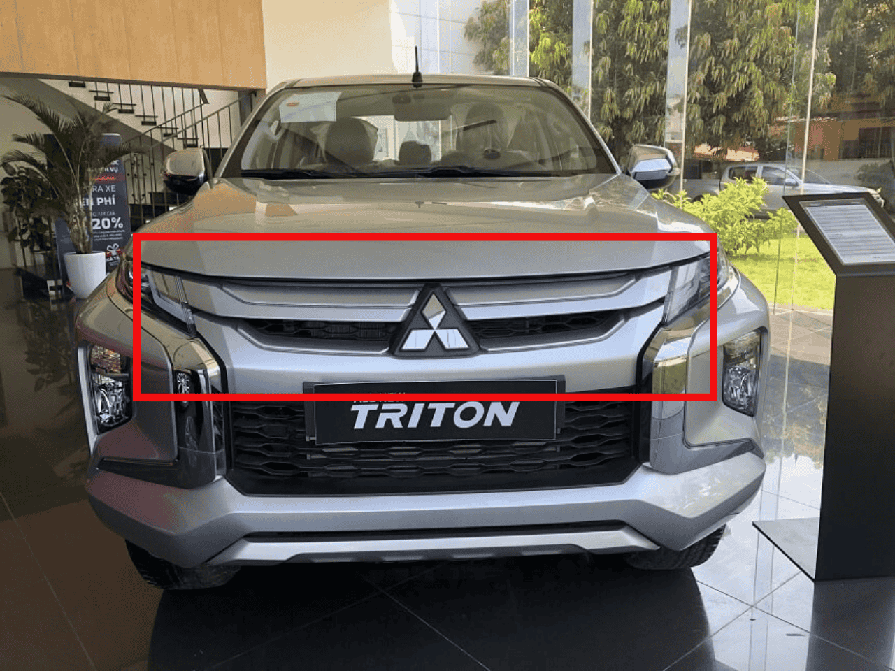 Mặt ca lăng sử dụng cho xe Triton 2019-2024