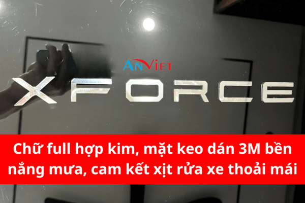Bộ chữ XFORCE, chữ XFORCE đầu xe sử dụng cho xe XForce
