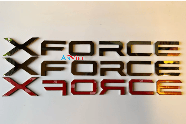 Bộ chữ XFORCE, chữ XFORCE đầu xe sử dụng cho xe XForce