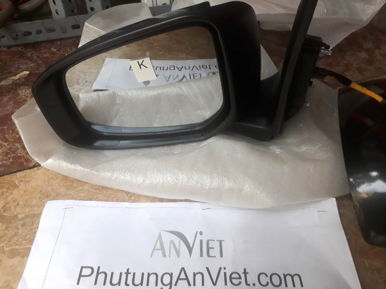 Gương chiếu hậu sử dụng cho xe Mitsubishi Attrage - Hàng nhập khẩu chính ngạch