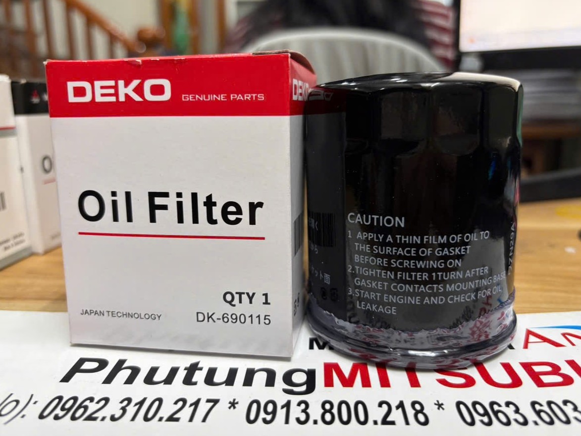 Lọc dầu nhớt động cơ sử dụng cho xe Mitsubishi MZ691140 MD341081