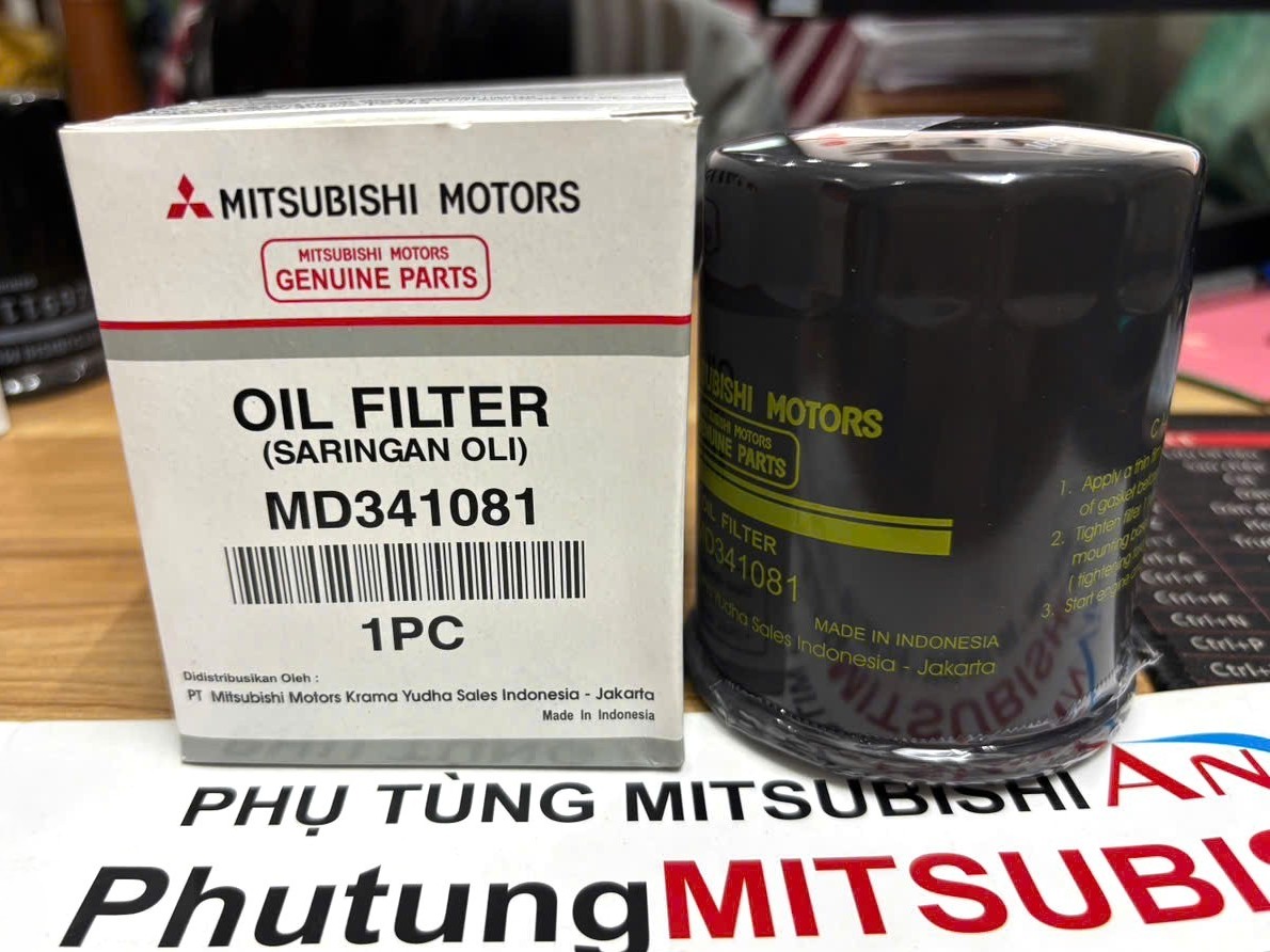 Lọc dầu nhớt động cơ sử dụng cho xe Mitsubishi MZ691140 MD341081