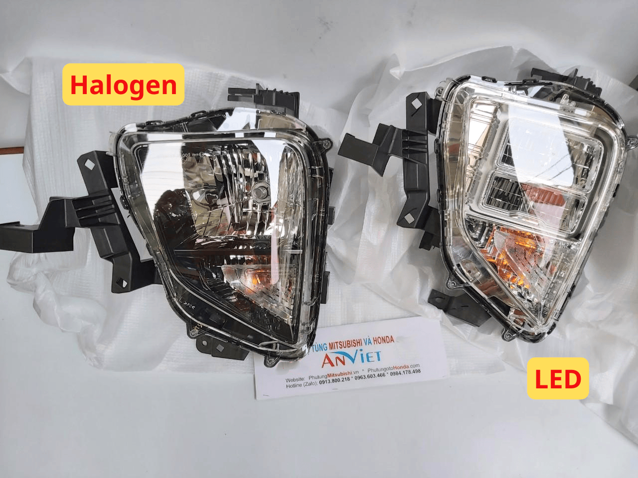 Vỏ đèn pha sử dụng cho xe Mitsubishi Xpander các đời - Hàng nhập khẩu chính ngạch