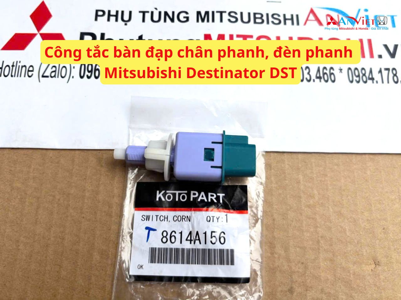 Công tắc bàn đạp chân phanh, đèn phanh Mitsubishi Destinator DST 8614A156