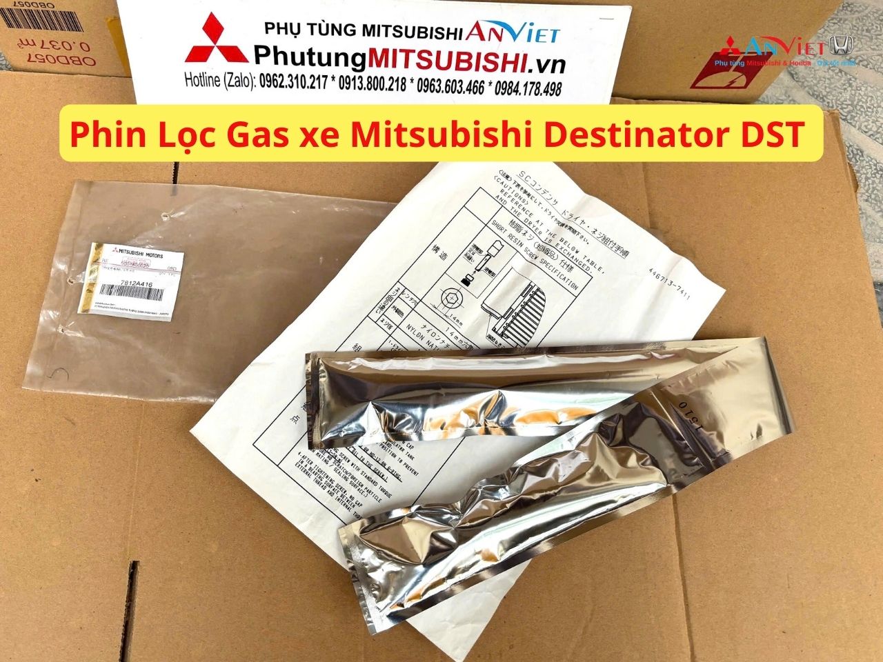 Phin Lọc Gas xe Mitsubishi Destinator DST 7812A416