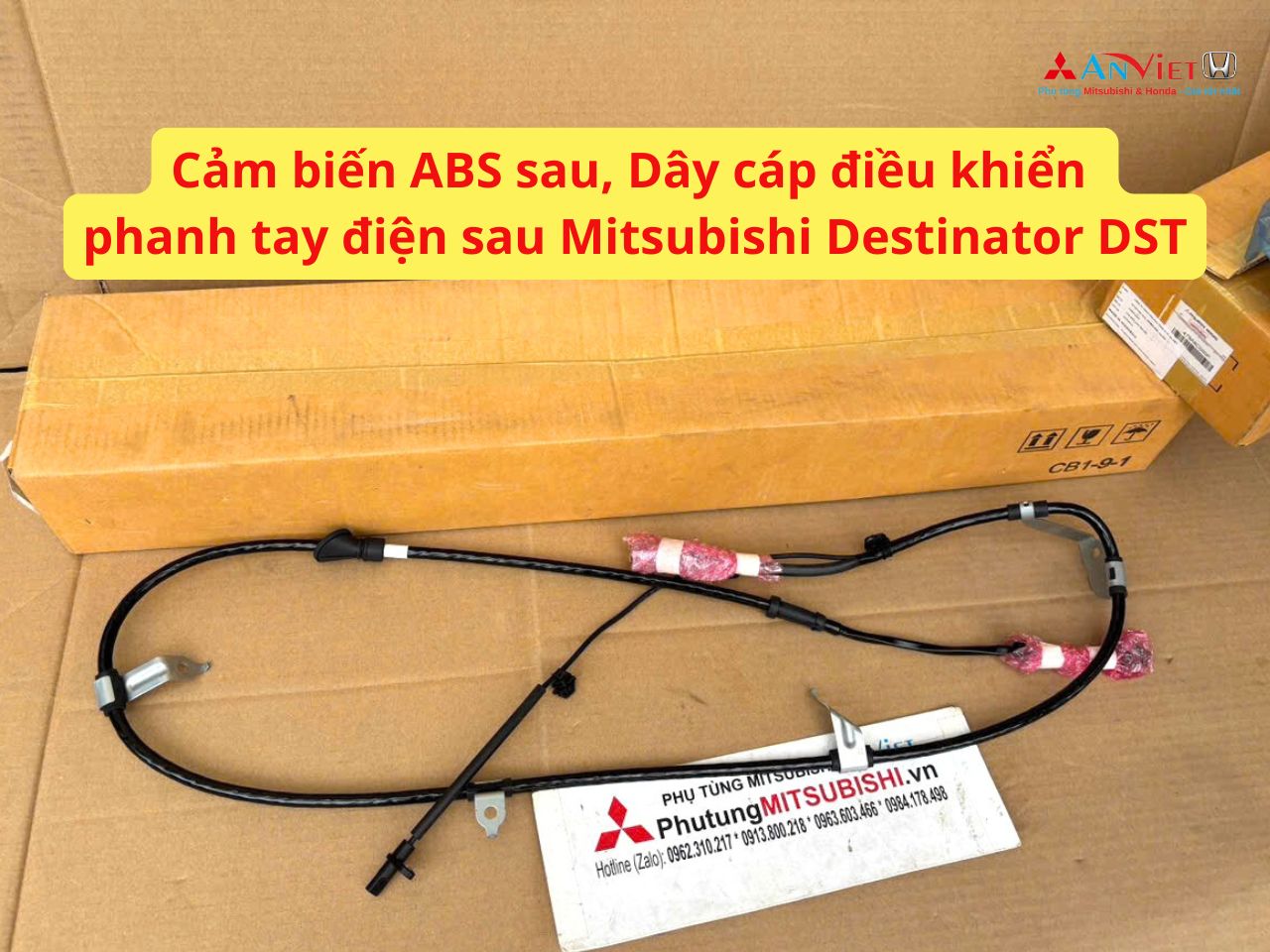 Cảm biến ABS sau, Dây cáp điều khiển phanh tay điện sau Mitsubishi Destinator DST 479A6C000P 479A7C000P