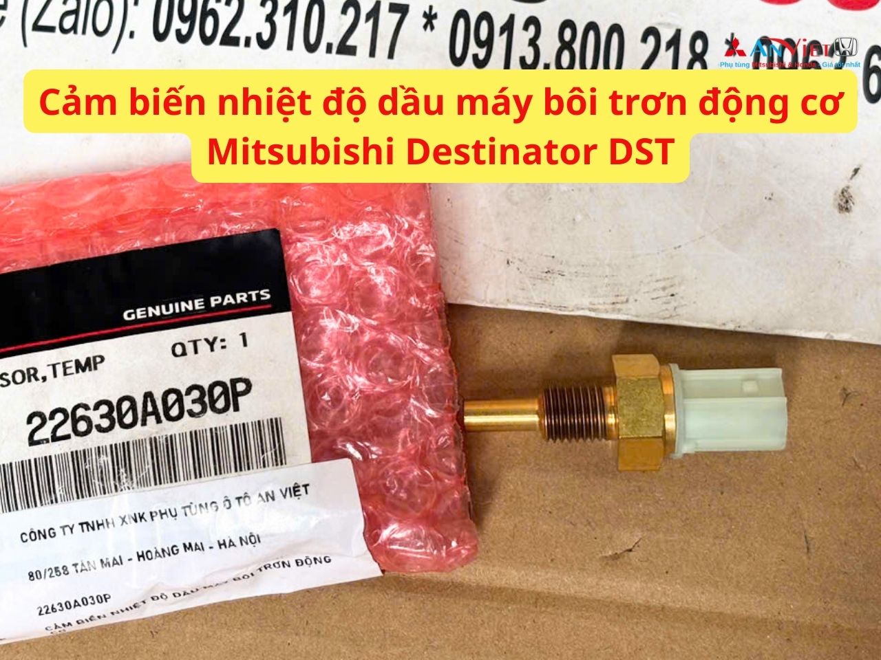 Cảm biến nhiệt độ dầu máy bôi trơn động cơ Mitsubishi Destinator DST 22630A030P