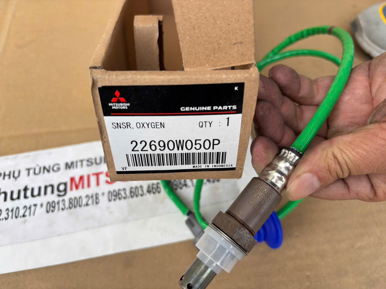 Cảm biến oxi, Cảm biến khí xả thải Mitsubishi Destinator DST không mũ 22690W050P