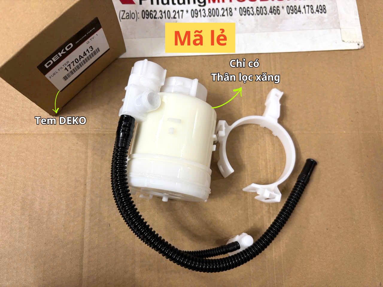 Lọc Xăng, Lọc Nhi&ecirc;n Liệu xe Mitsubishi Destinator DST