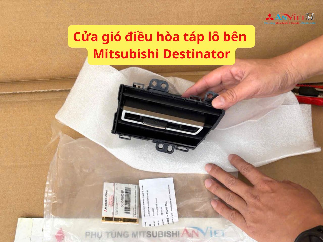 Cửa gió điều hòa táp lô Mitsubishi XForce 66551B031P 66550B031P