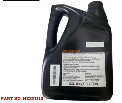 DẦU HỘP SỐ CVT Xe Mitsubishi DESTINATOR 2025-2026 , Mitsubishi Xforcer 2024-2026  MZ321234 MZ321113 Dầu CVT MA1