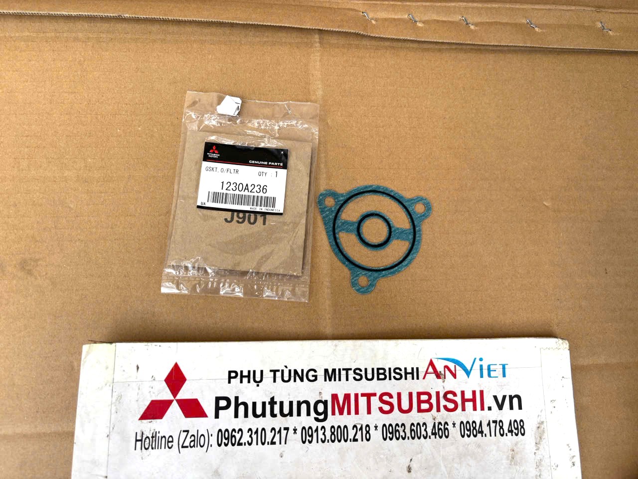 Gioăng Đế bắt lọc dầu nhớt máy Mitsubishi Xpander và XForce 1230A236