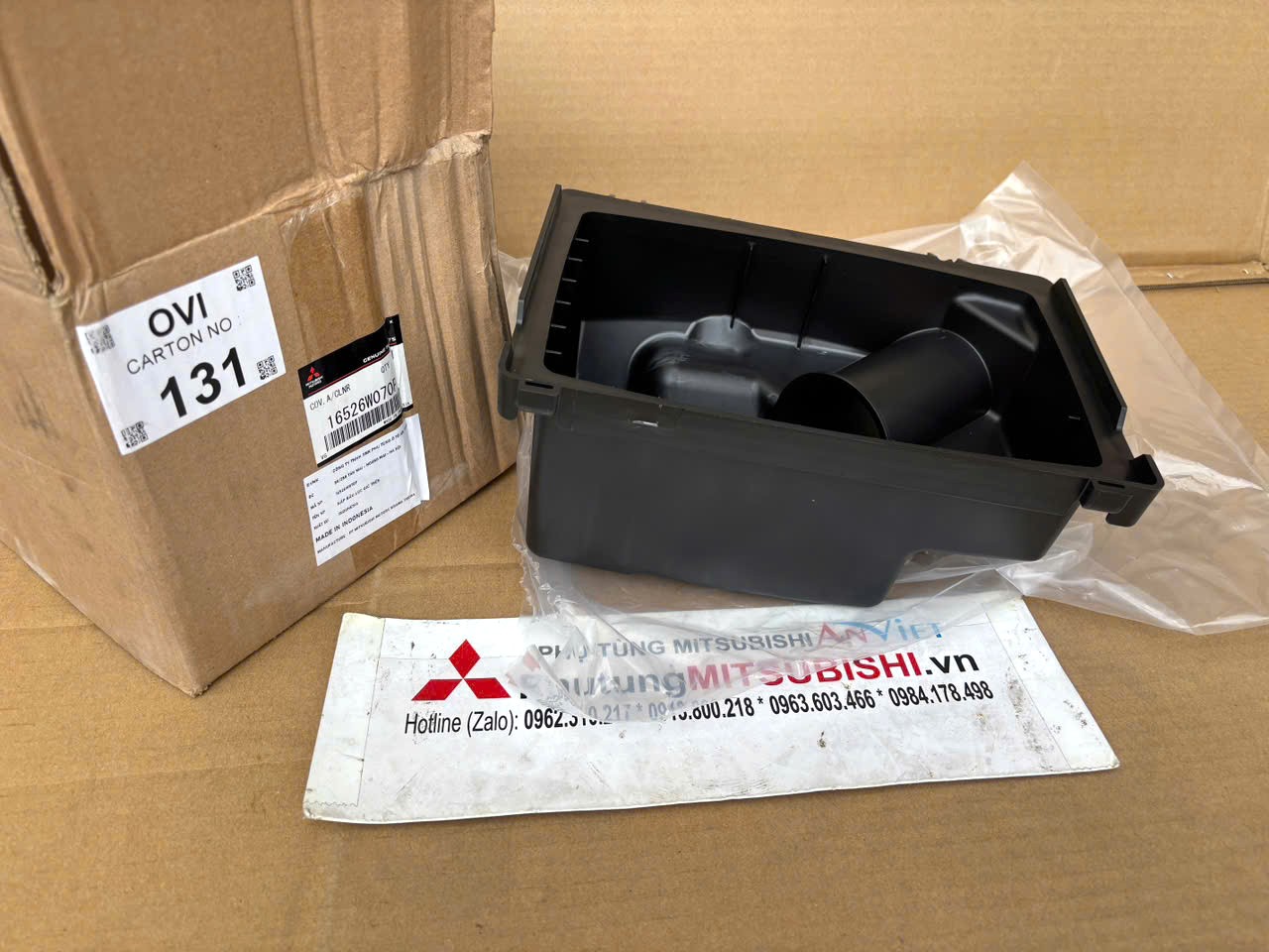 Nắp bầu, Nắp hộp lọc gió phía trên Mitsubishi Destinator DST 16526W070P