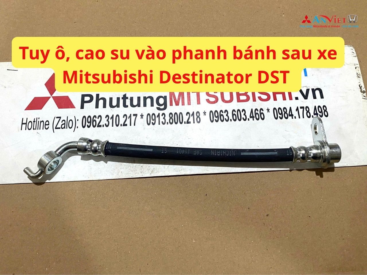 Tuy ô, cao su vào phanh bánh sau xe Mitsubishi Destinator DST 46211W070P