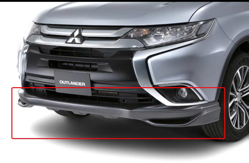 Ốp body cản trước Xe Mitsubishi Outlander 2016-2020 mz576616ex MZ576626 MZ576636 MZ553141ex Mz575332ex 