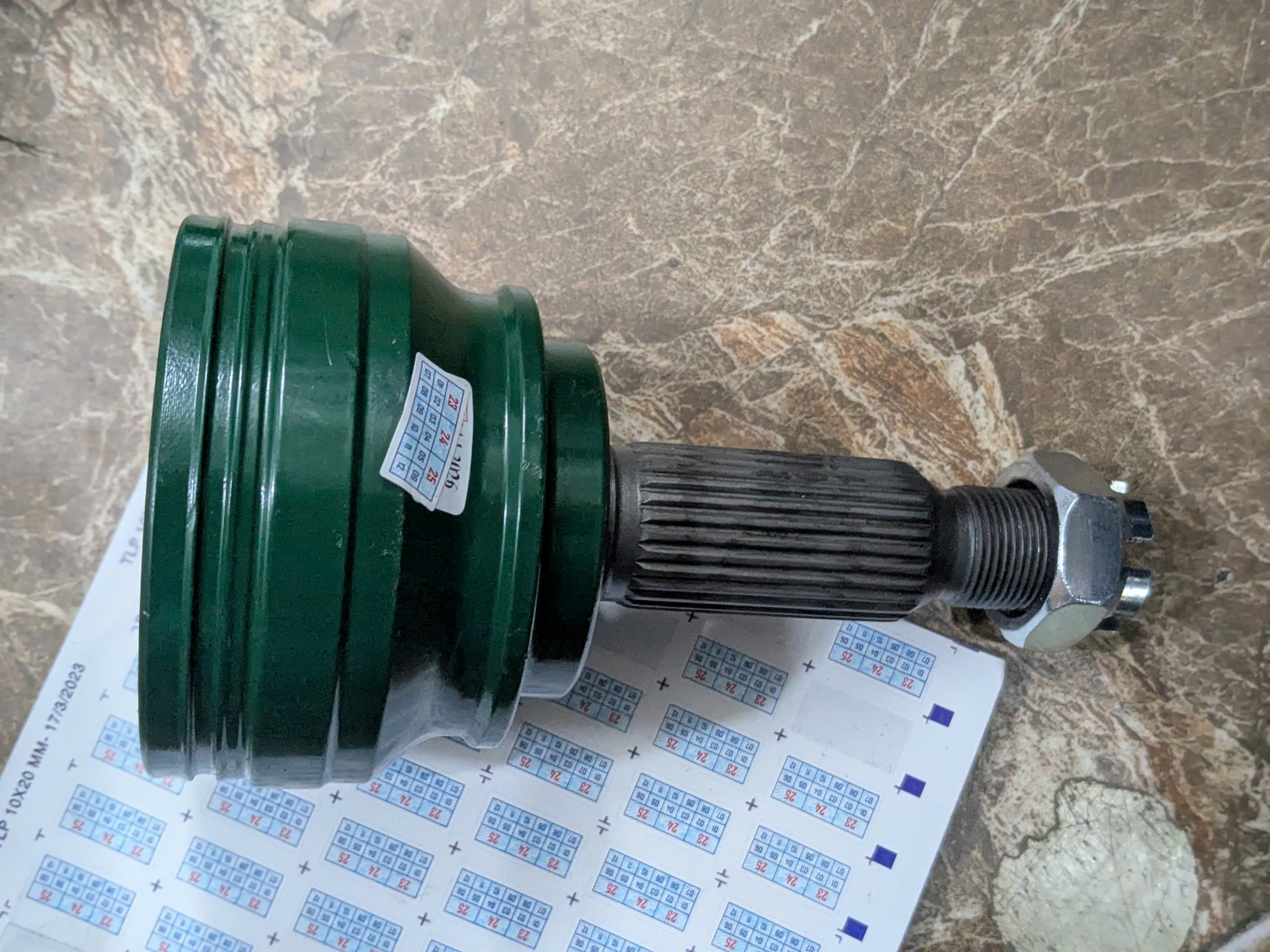 Đầu láp ngoài Xe Mitsubishi Outlander 2018-  2024, Mitsubishi Outlander Sport , Mitsubishi Lancer   28 răng teeth: 28 Gaps: 35 @: 59.5 