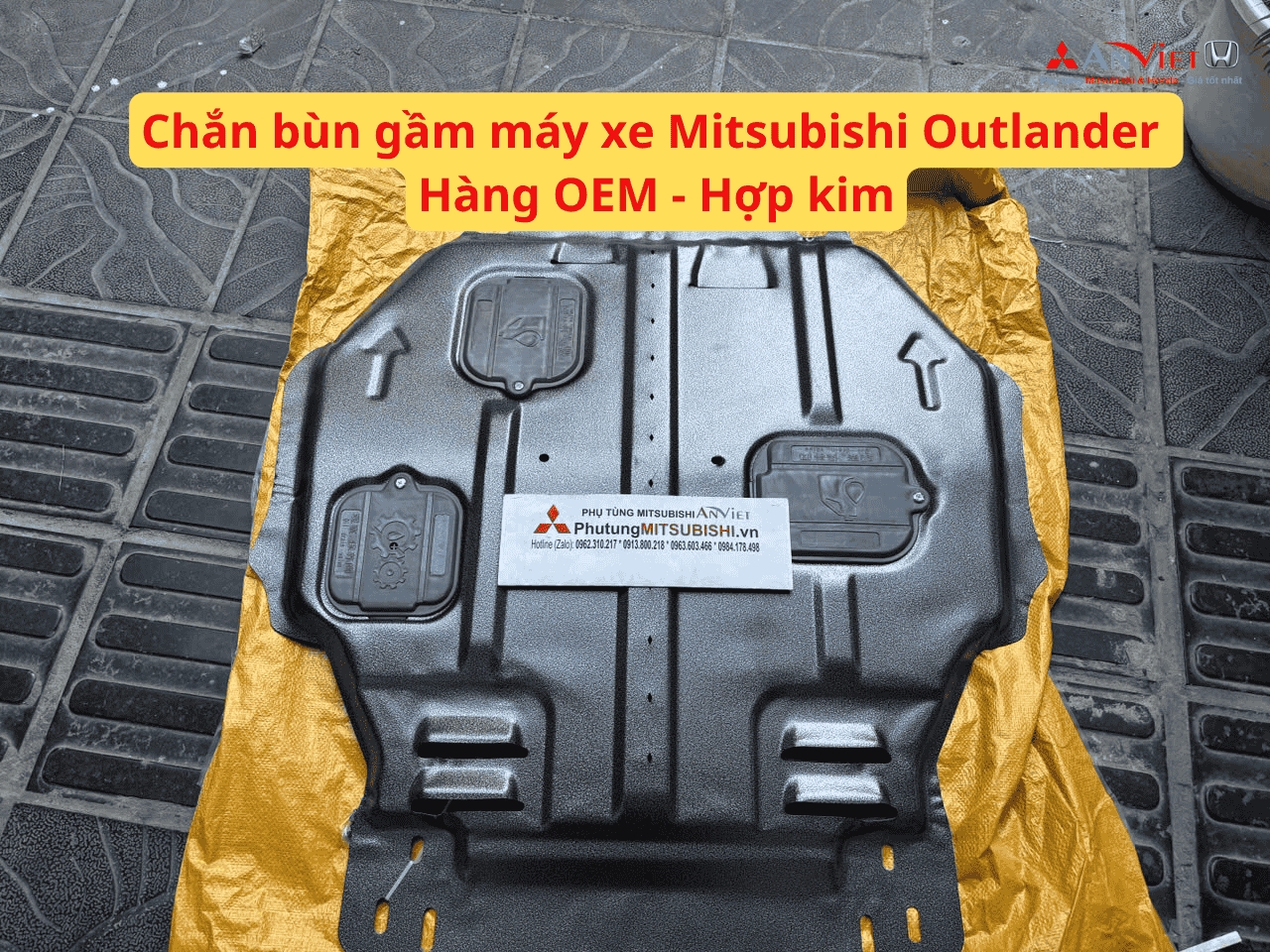 Chắn bùn gầm máy xe Mitsubishi Outlander 