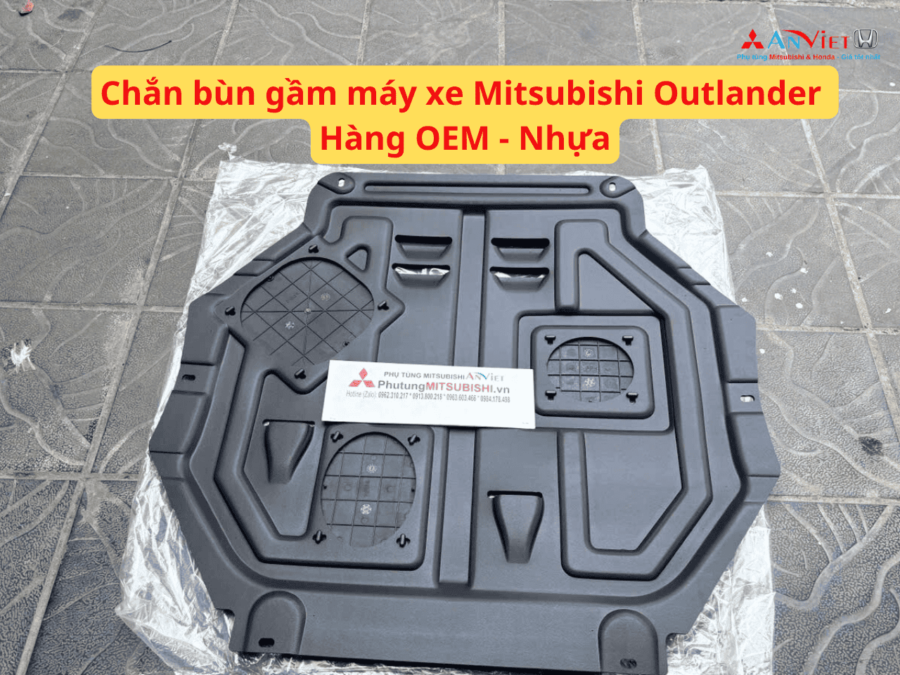 Chắn bùn gầm máy xe Mitsubishi Outlander 