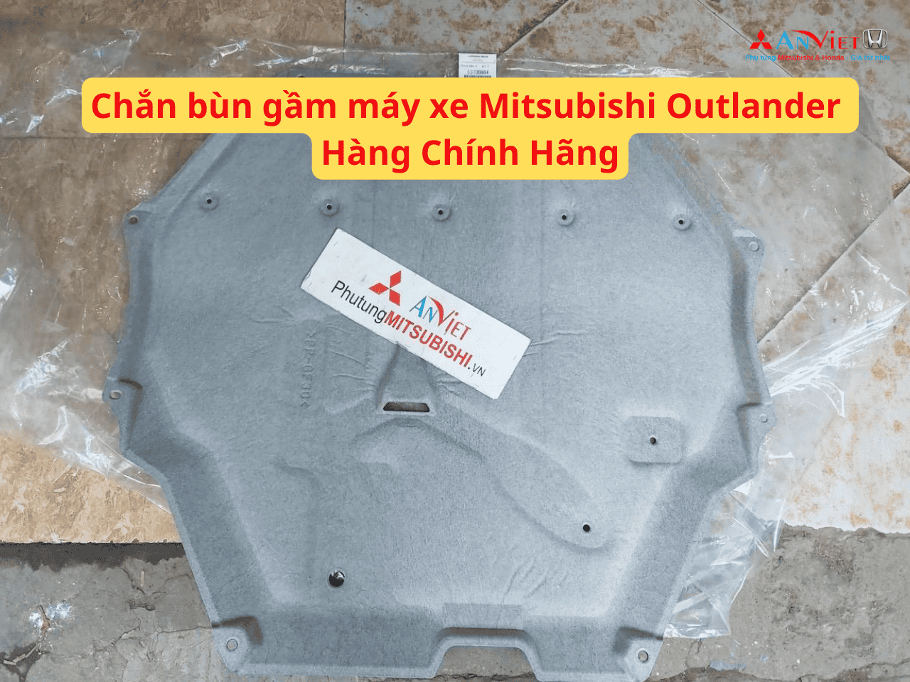 Chắn bùn gầm máy xe Mitsubishi Outlander 