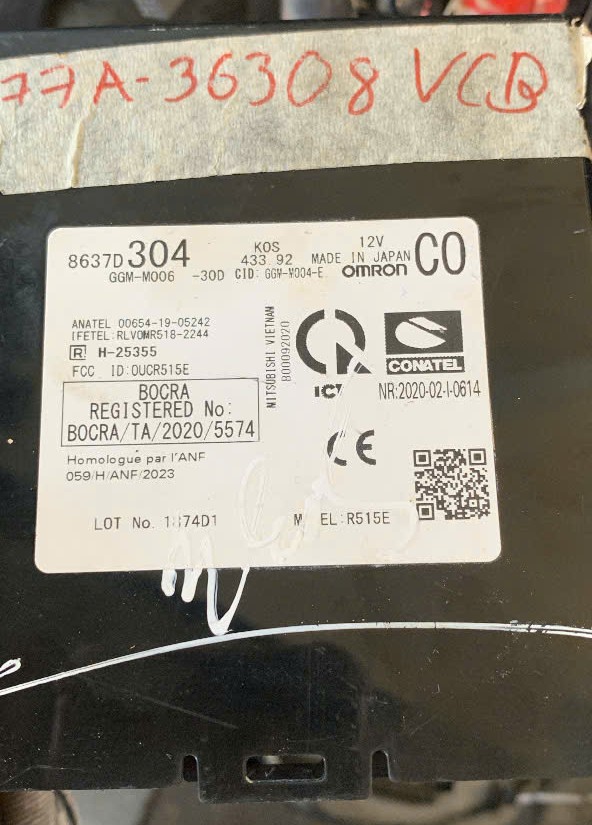 Hộp etacs điều khiển thời gian, âm lượng xe Mitsubishi Pajero Sport 2020-2024 Hàng bãi