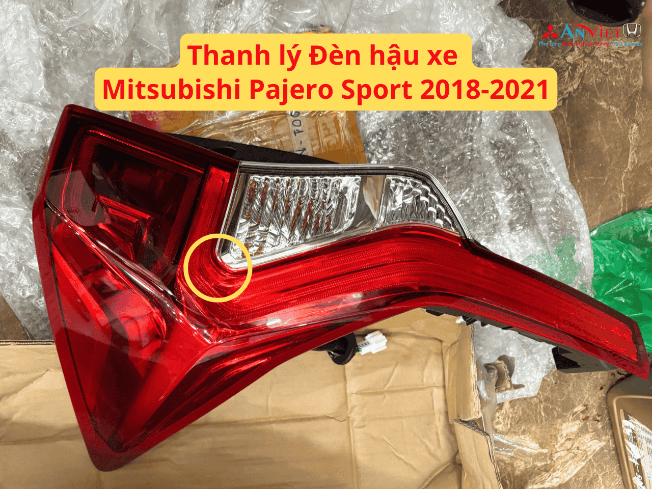 Thanh lý Đèn hậu xe Mitsubishi Pajero Sport 2018-2021
