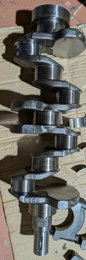 Trục khuỷu (Crankshaft , trục cơ) máy 2.5 4D56U Xe Mitsubishi Triton 2008-2018 Xe Mitsubishi Pajero Sport 2010-2016 1100A135 1100A136 1100A027 1100A02 