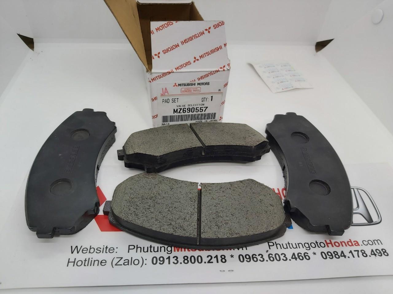 Má phanh trước, Bố thắng trước xe Mitsubishi Pajero Ngân hàng V93