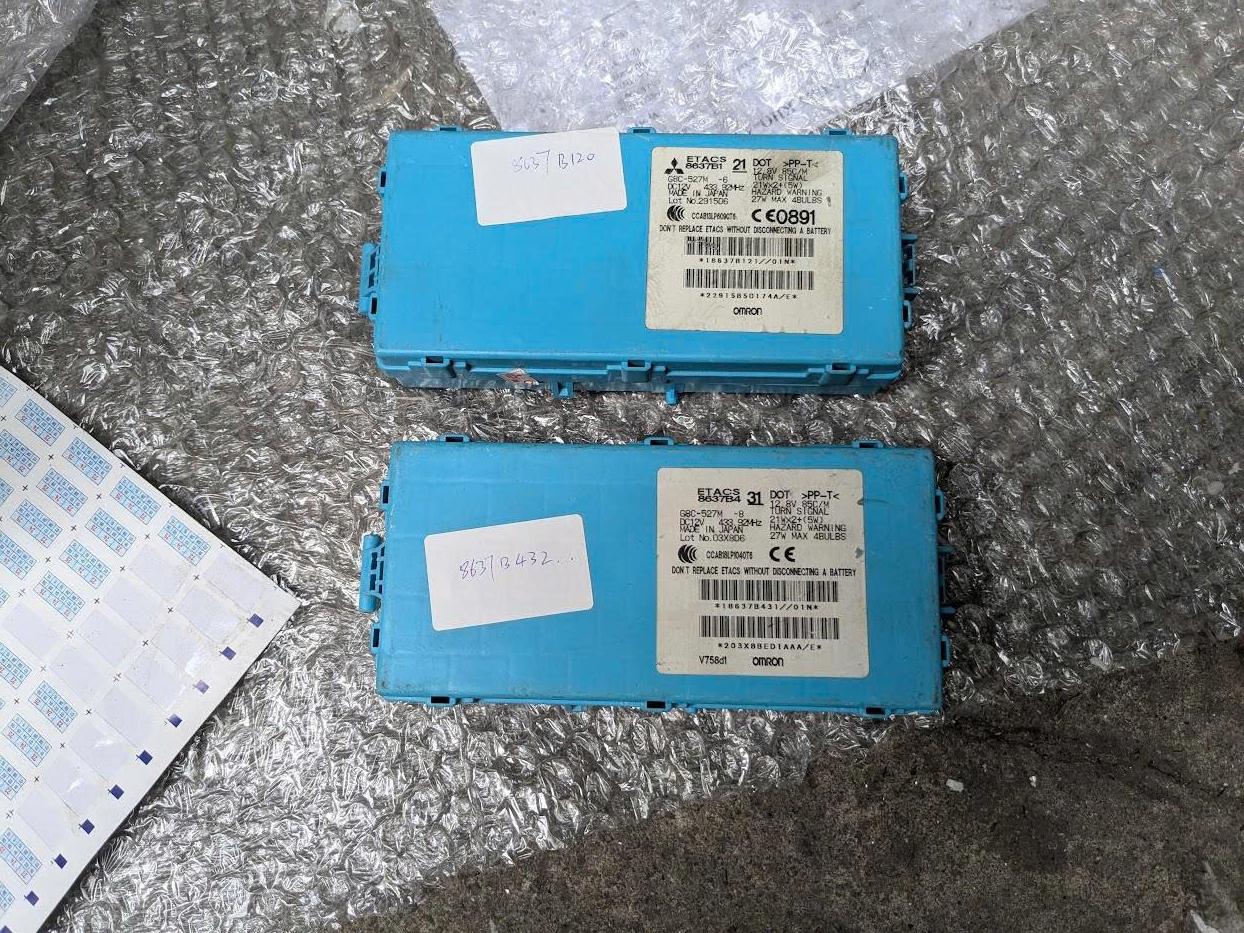 Hộp etacs điều khiển âm báo, thời gian Mitsubishi Pajero ngân hàng v93 hàng bãi